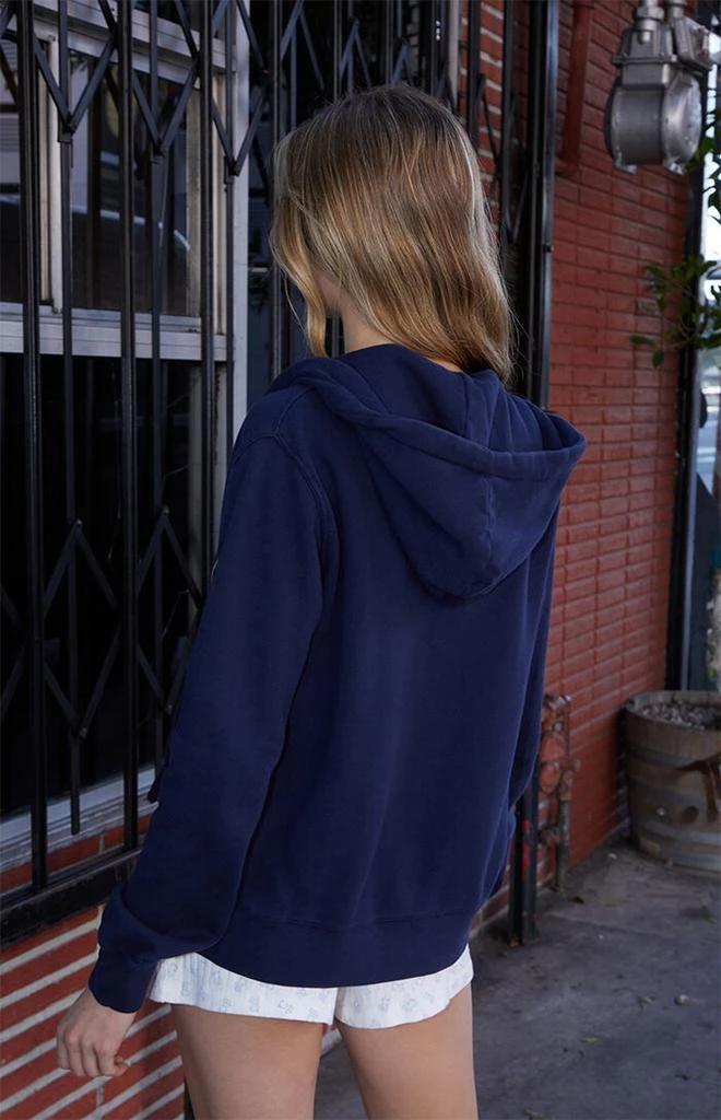 John Galt Navy Christy Full Zip Hoodie 4