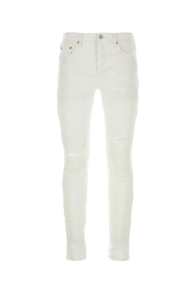 Purple Brand Purple Brand Low-Waist Distressed Skinny Jeans 1