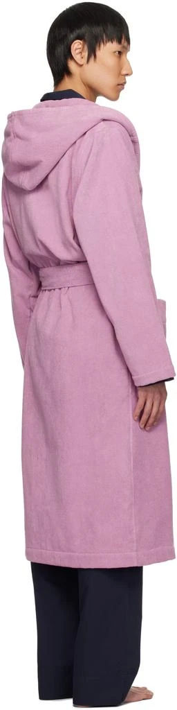 Tekla Pink Terry Classic Bathrobe 3
