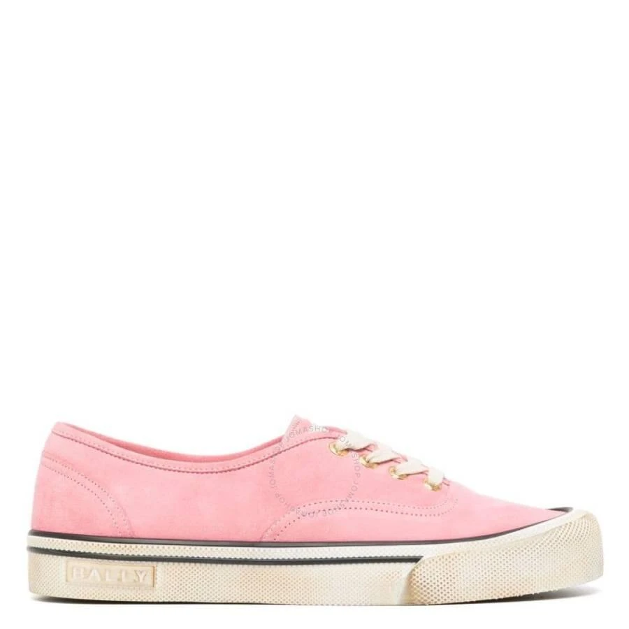 Bally New Samantha Lyder Calf Suede Low-Top Sneakers 1