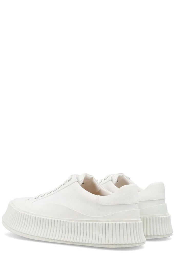 Jil Sander Jil Sander Round-Toe Lace-Up Sneakers 4