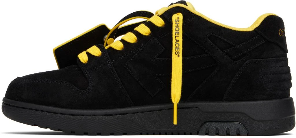 Off-White Black & Yellow Out Of Office Sneakers 3