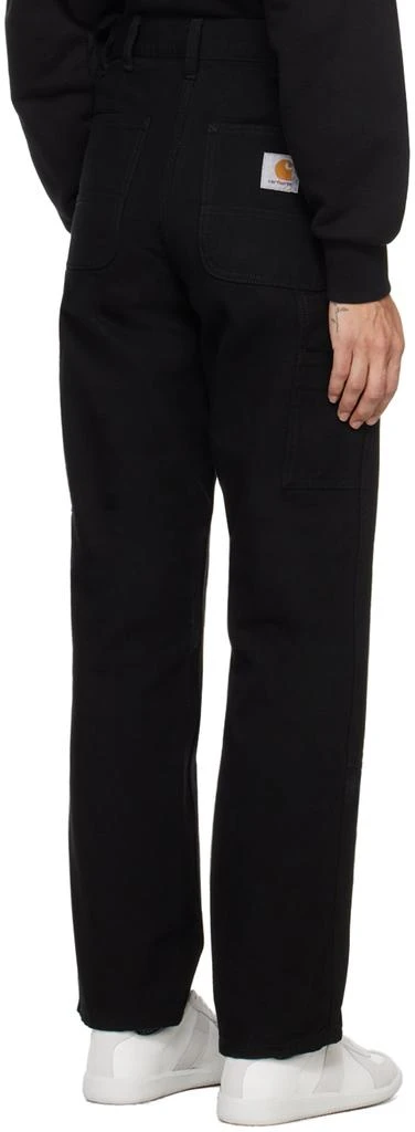 Carhartt WIP Black Double Knee Trousers 3