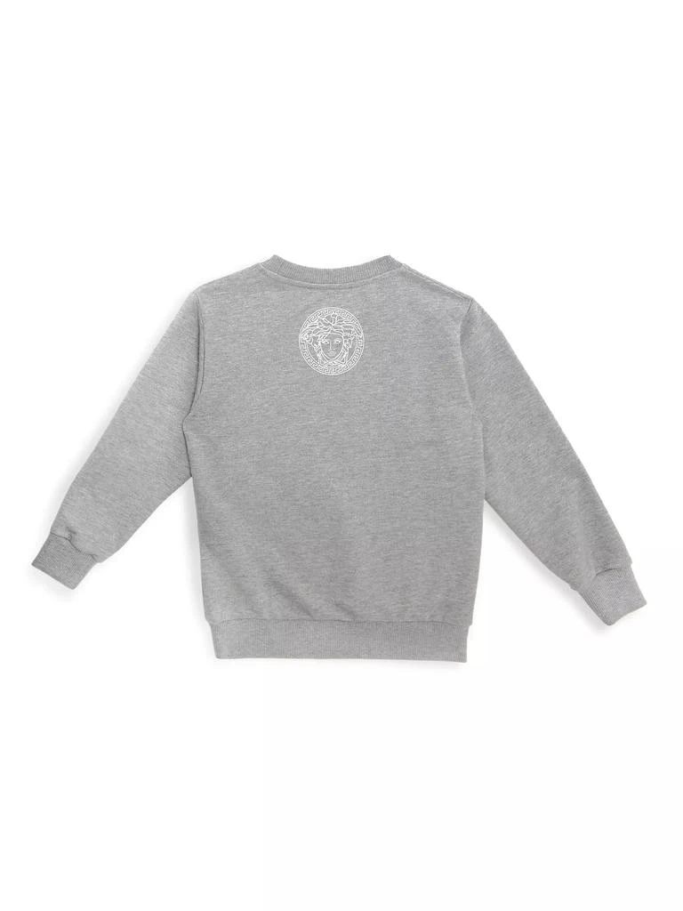 Versace Little Kid's &amp; Kid's Logo Crewneck Sweatshirt 3