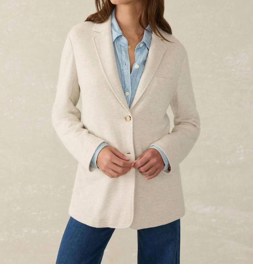 Faherty Faherty - Women's Inlet Knit Blazer