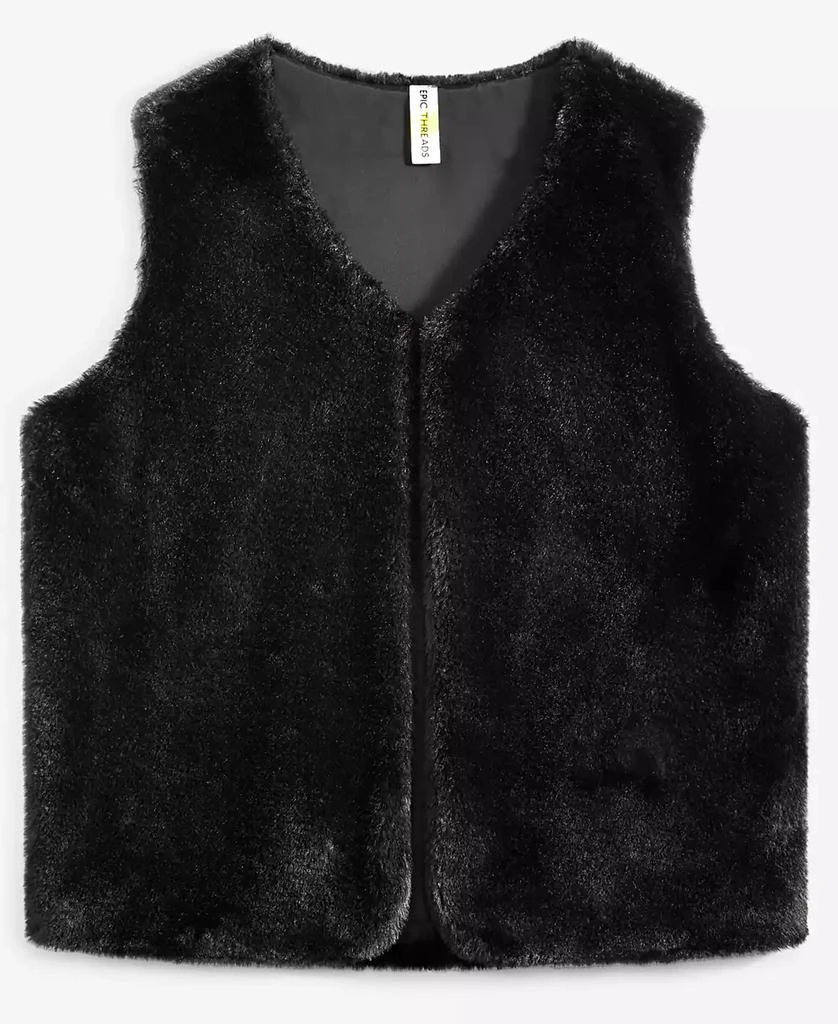 Epic Threads Toddler Girls Solid Faux-Fur Vest, Created for Macy's 1