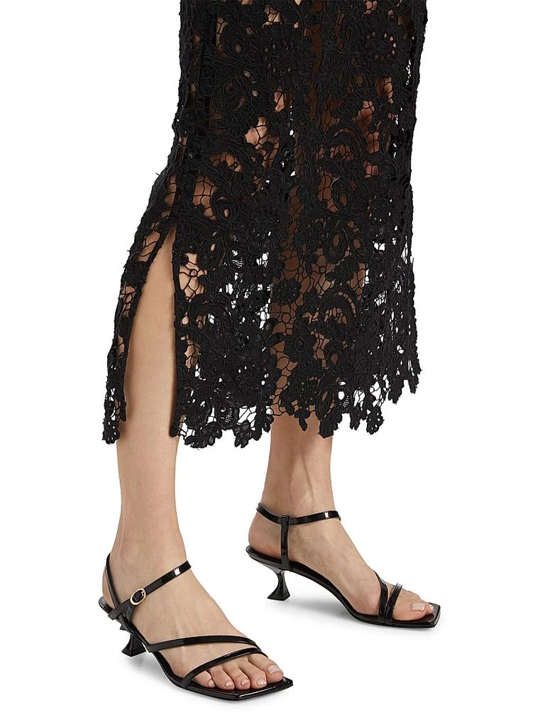 Sea Sabine Embroidered Wool-Cotton Midi-Dress 6