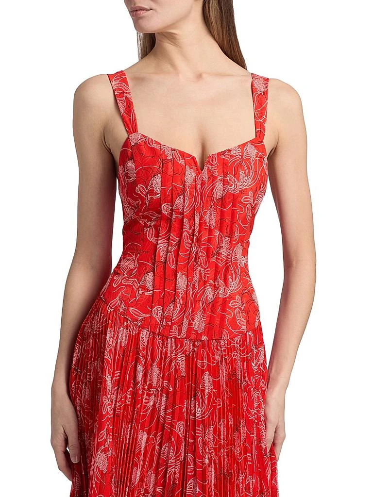 Cinq à Sept Pascual Botanical Floral Midi-Dress 6