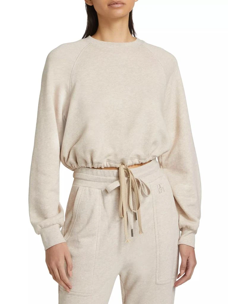 Ulla Johnson Hadley Fleece Drawstring Sweatshirt 3