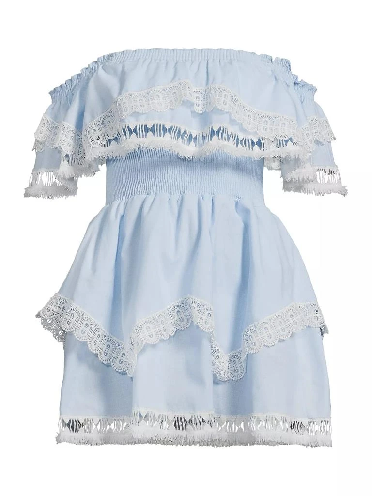 Peixoto Wyatt Lace-Trim Dress 1