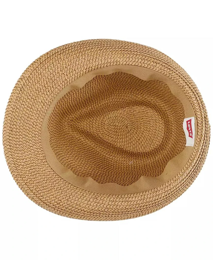 Levi's Men's Two-Tone Straw Fedora Hat 3