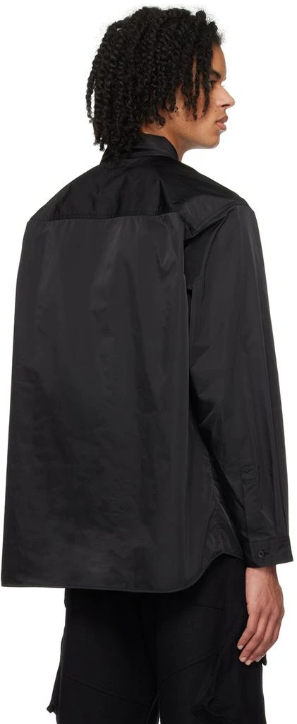 SOPHNET. Black Baggy Shirt 3