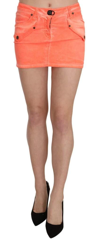 PLEIN SUD PLEIN SUD  Cotton Stretch Casual Mini Skirt 1