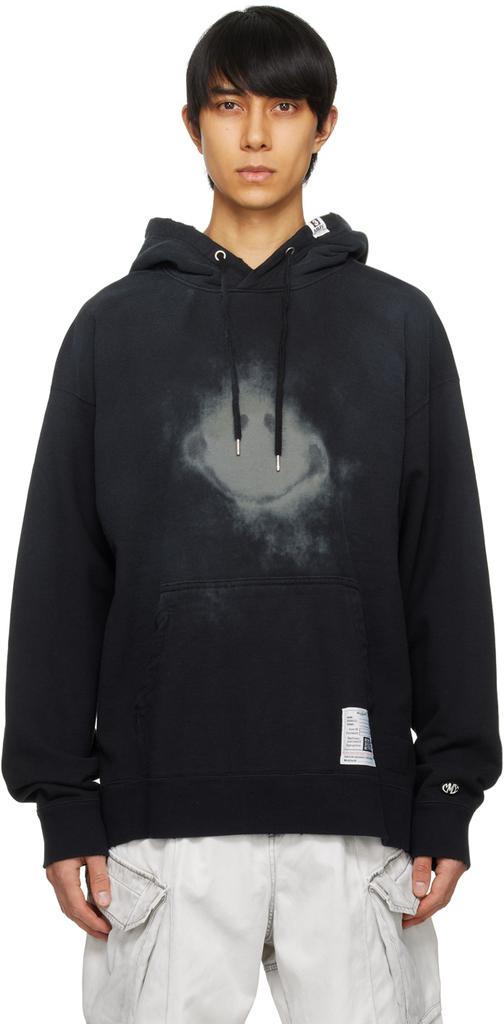 Maison MIHARA YASUHIRO Black Printed Hoodie