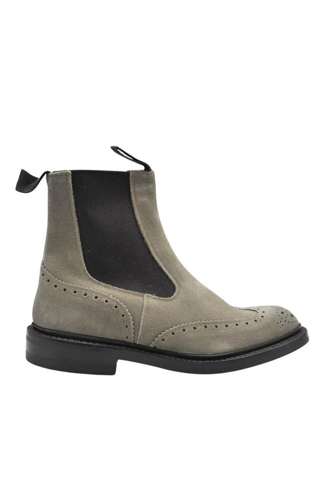 Trickers Laced Boots With Brogue Detailing - NWT Stephy Brogue Boot - MARRON ANTIQUE – R E Tricker Ltd main image 3