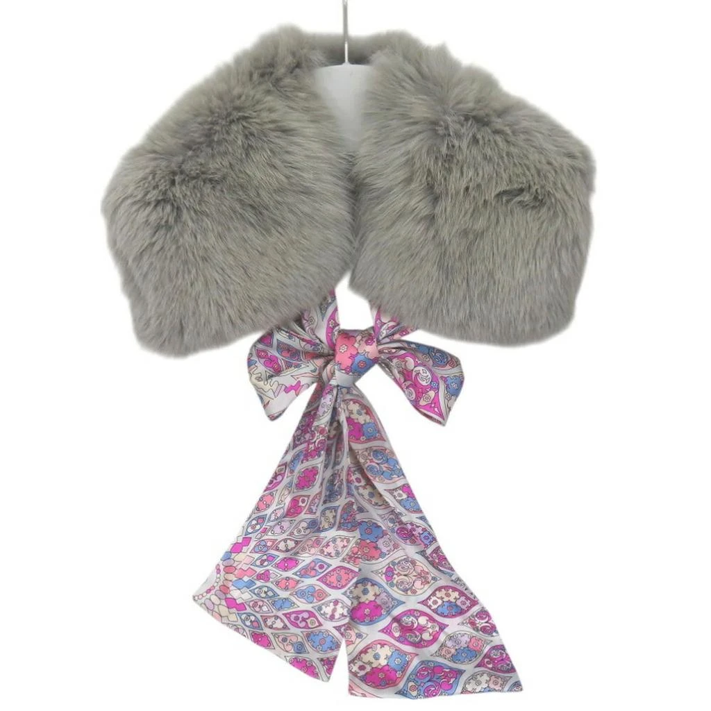 EMILIO PUCCI Silk Fur Shawl (Pre-Owned)