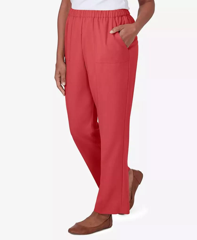 Alfred Dunner Petite Sedona Sky Sedona Pull On Balanced Straight Leg Pant, Petite & Petite Short 3