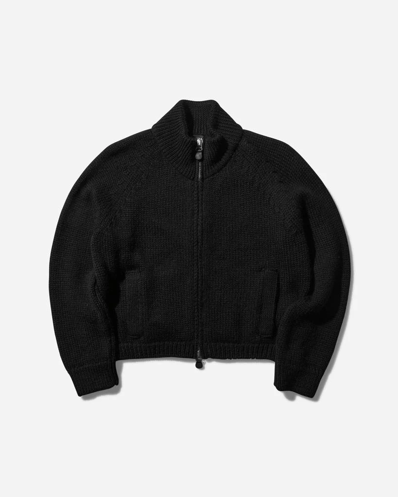 Our Legacy Women's Ultra Zip Funnel Sweater Jet Black 1
