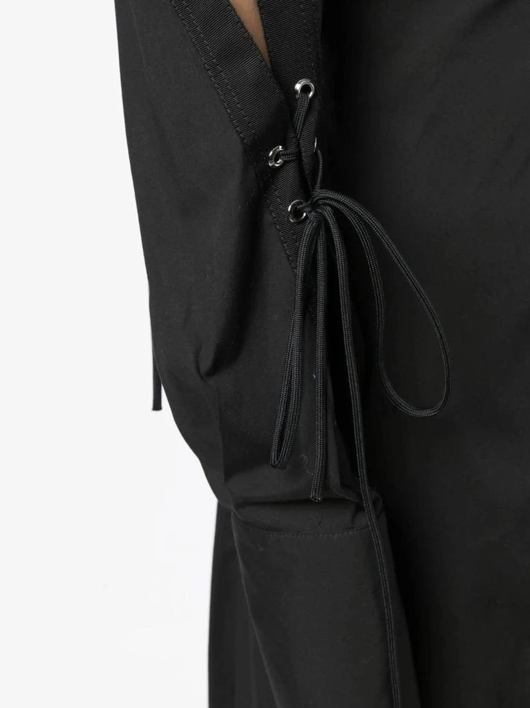 Monse Monse - Long Cotton Shirt With Cut-out Detailing 4