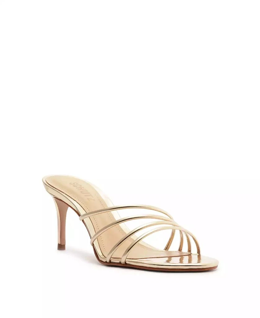 Schutz Women's Inez Kitten Heel Sandals 1