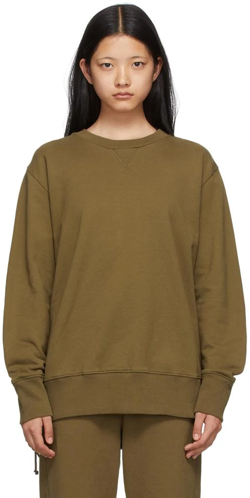 MM6 Maison Margiela Khaki Spliced Sweatshirt 1