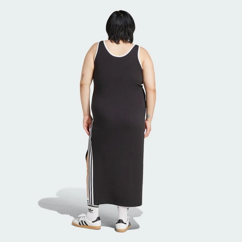 Adidas Women
s  Adicolor 3-Stripes Tank Dress Maxi (Plus Size)