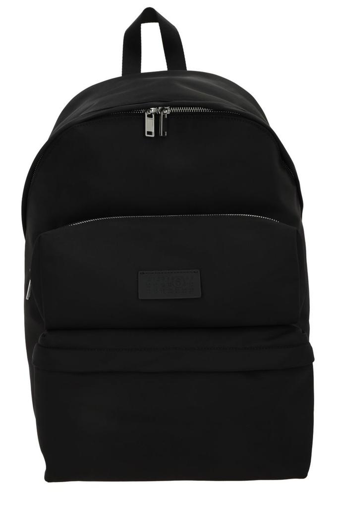 MM6 MM6 Maison Margiela Numbers-Patch Zipped Backpack