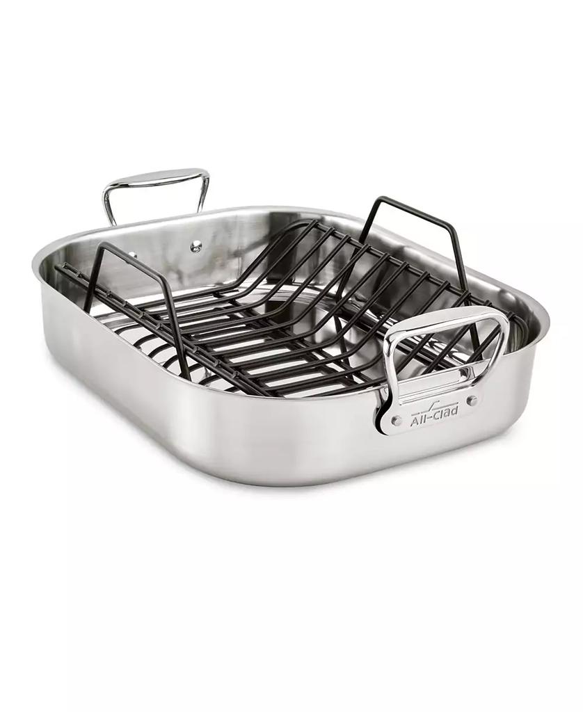 All-Clad Gourmet Accessories, Large Stainless Steel Roaster with Rack