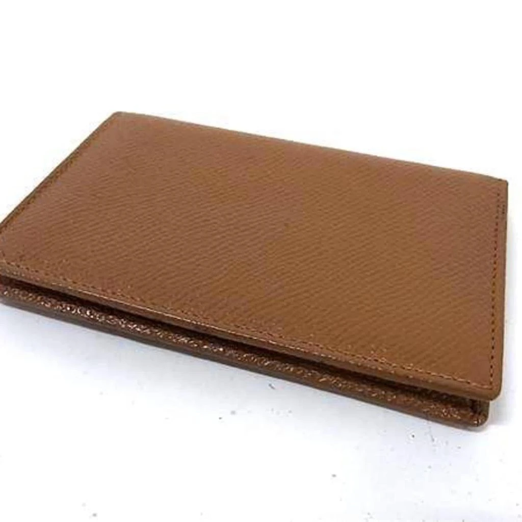 BVLGARI Leather Card Case (Pre-Owned) 3