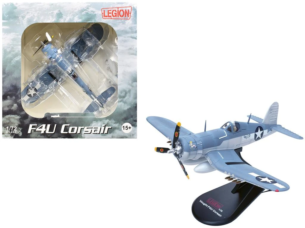 Legion Vought F4U-1A Corsair Fighter Marines Dream Capt. Edwin Olander VMF-214 Black Sheep Vella Lavella 1943 USMC 1/72