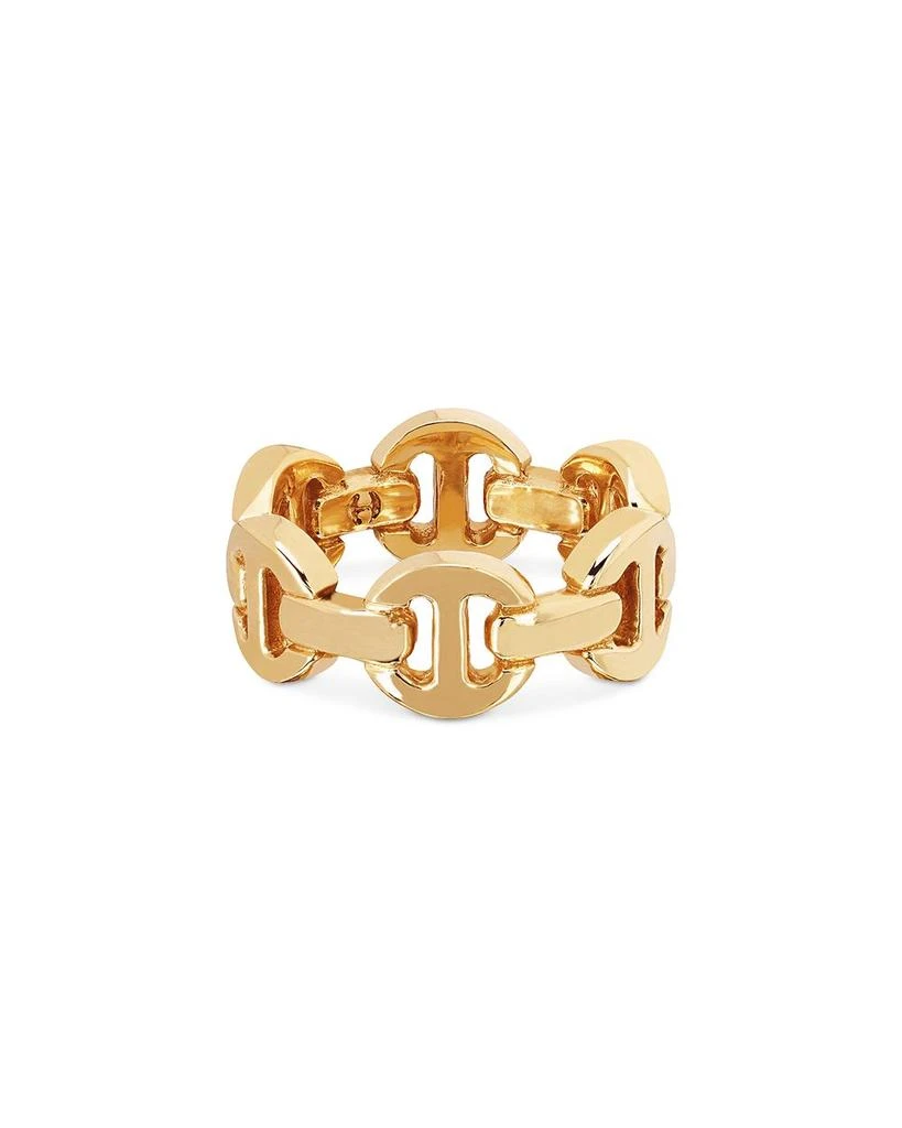 Hoorsenbuhs 18K Yellow Gold Brute Classic Tri Link Ring 1
