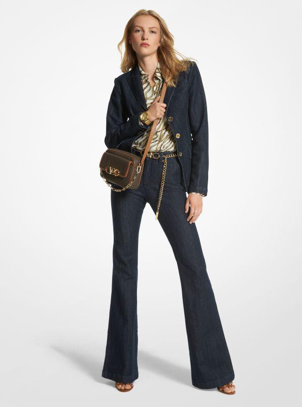 Michael Kors Stretch Denim Blazer