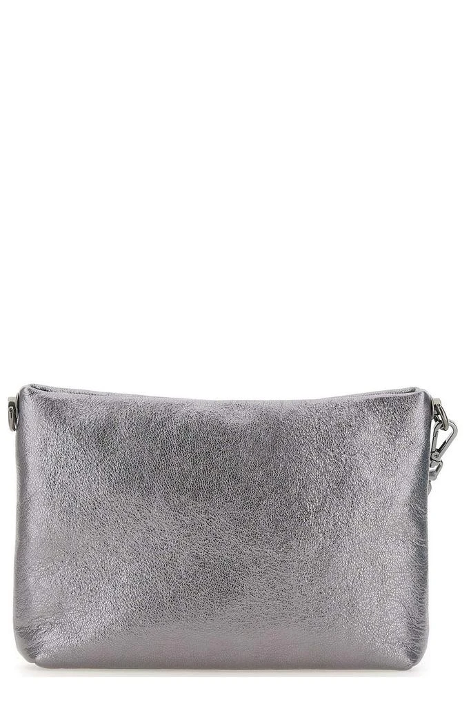 GIANNI CHIARINI Gianni Chiarini Logo Embossed Zipped Clutch Bag 2