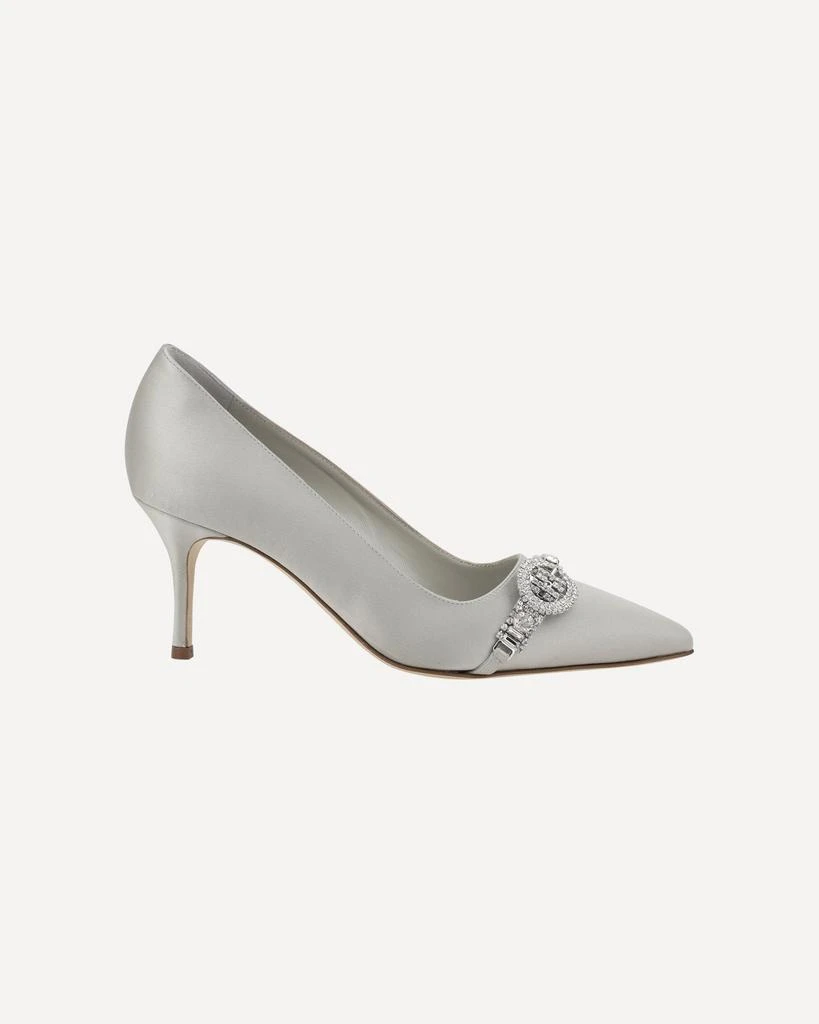 Manolo Blahnik Asapump Satin Pumps 3