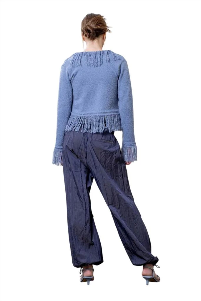 Moon River Moon River - Fringe Sweater Cardigan 2