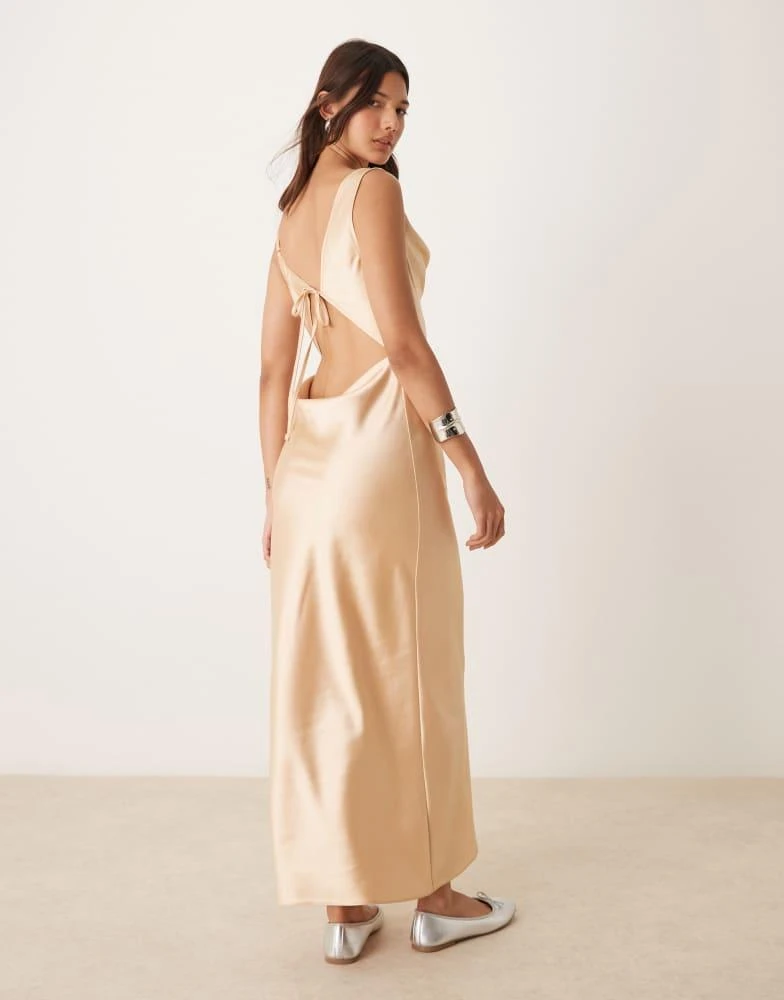 Shop Miss Selfridge cowl neck satin midi slip dress on Sale at BeyondStyle   Get 76% Off Miss Selfridge cowl neck satin midi slip dress with  Limited-Time Flash Deals, Exclusive Discounts, and