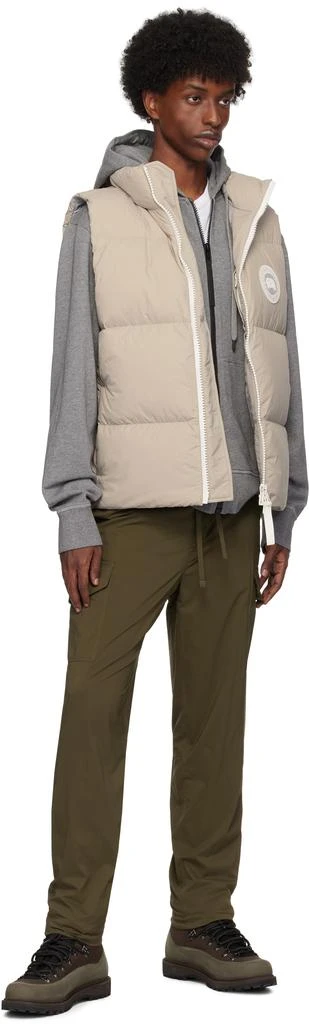 Canada Goose Beige White Label Lawrence Down Vest 4