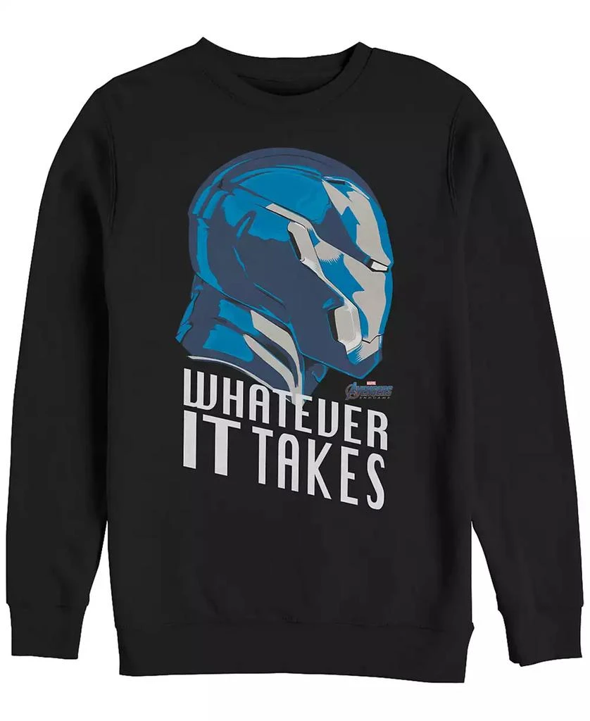 Marvel Marvel Men's Avengers Endgame Iron Man Whatever It Takes, Crewneck Fleece 1
