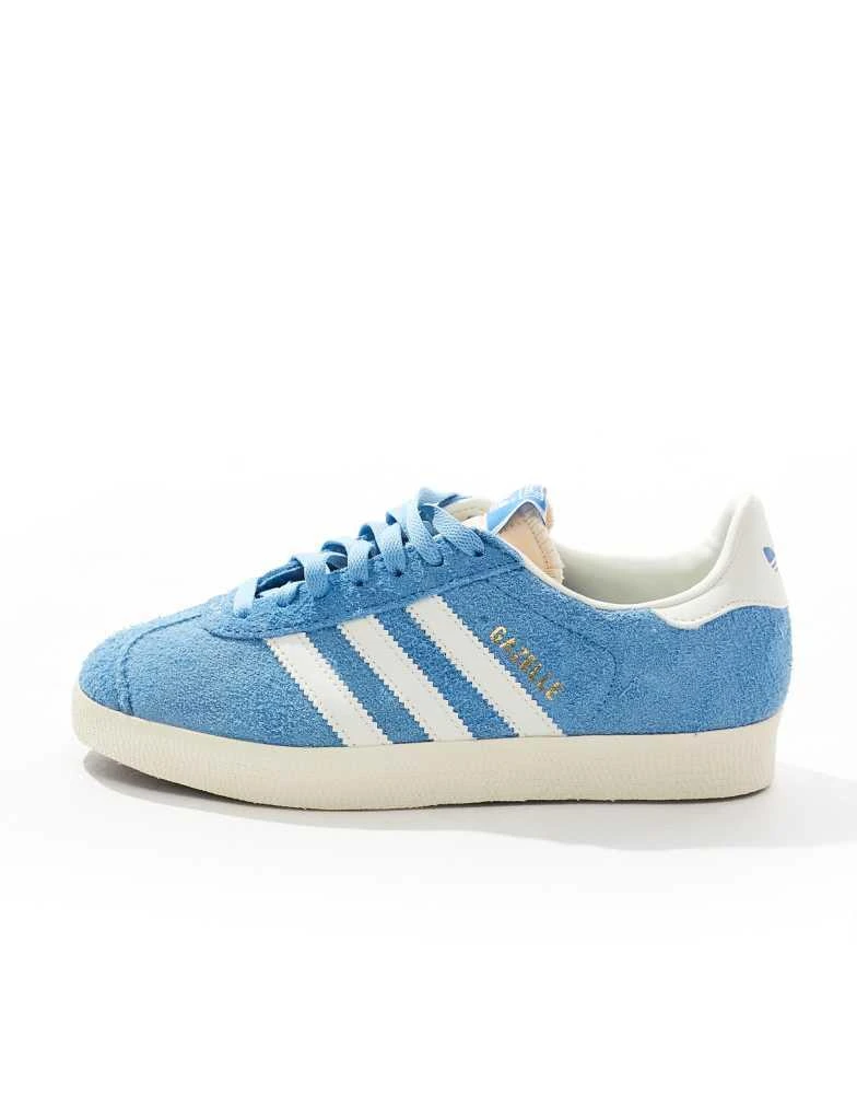 Adidas adidas Originals Gazelle trainers in light blue 2
