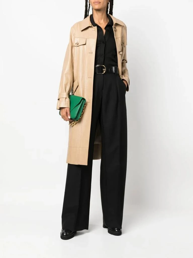 Salvatore Ferragamo Ferragamo High-Waisted Wide-Leg Trousers 4