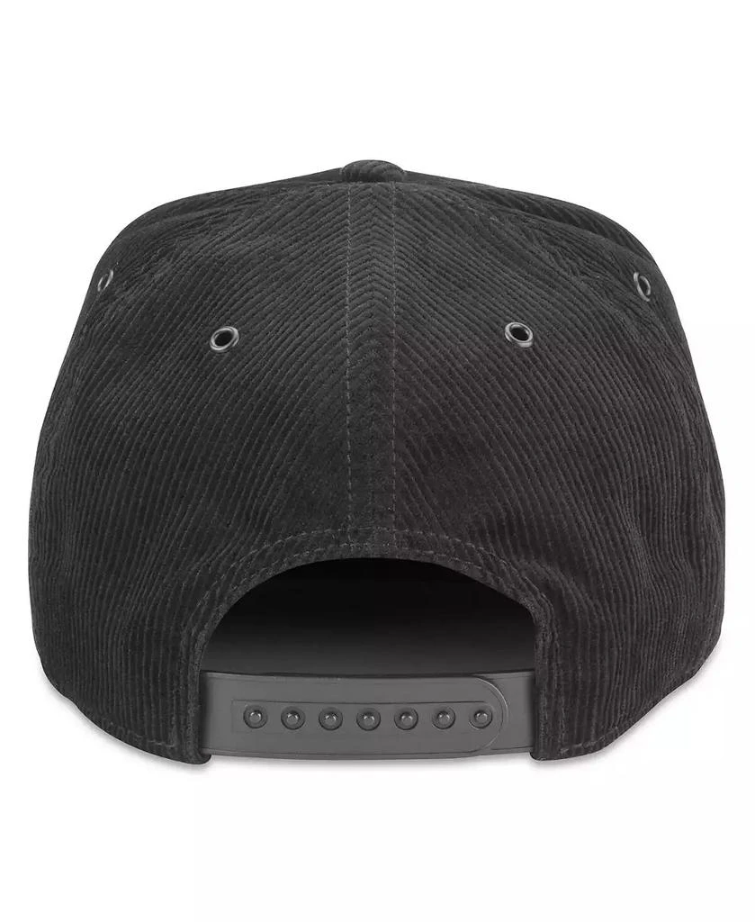 American Needle Men's Black Vegas Golden Knights Corduroy Chain Stitch Adjustable Hat 2