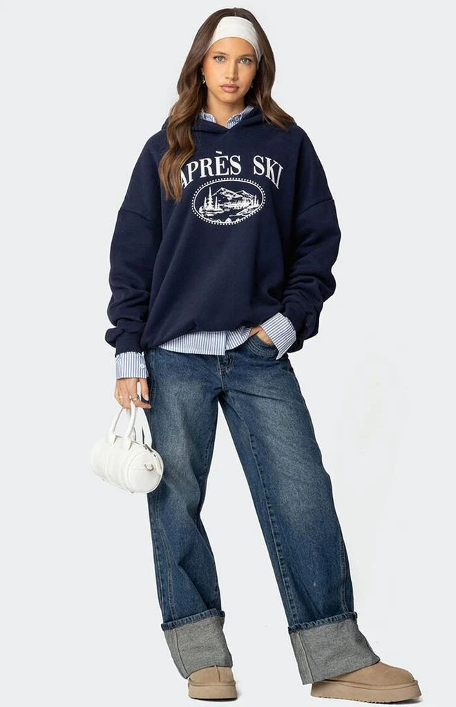 Edikted Apres Ski Oversized Hoodie 2