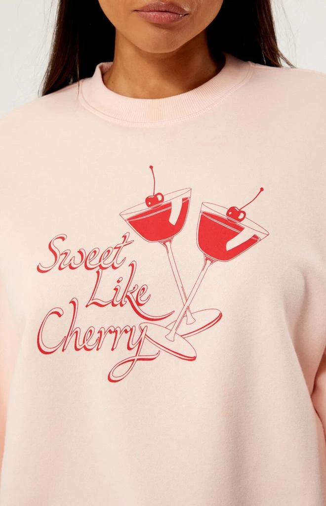 PacSun Cherry Cocktail Crew Neck Sweatshirt 2