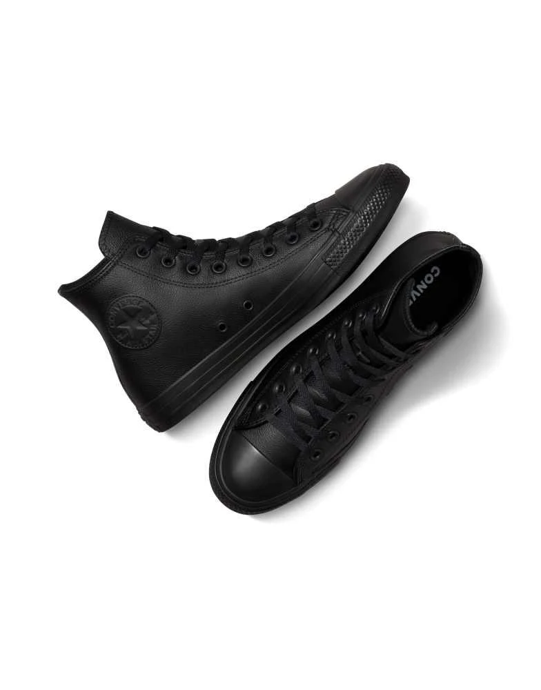 Converse Converse Chuck Taylor All Star Hi leather in black mono 3