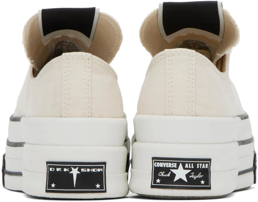 Rick Owens DRKSHDW Beige Converse Edition Drkstar Ox Low Top Sneakers 2