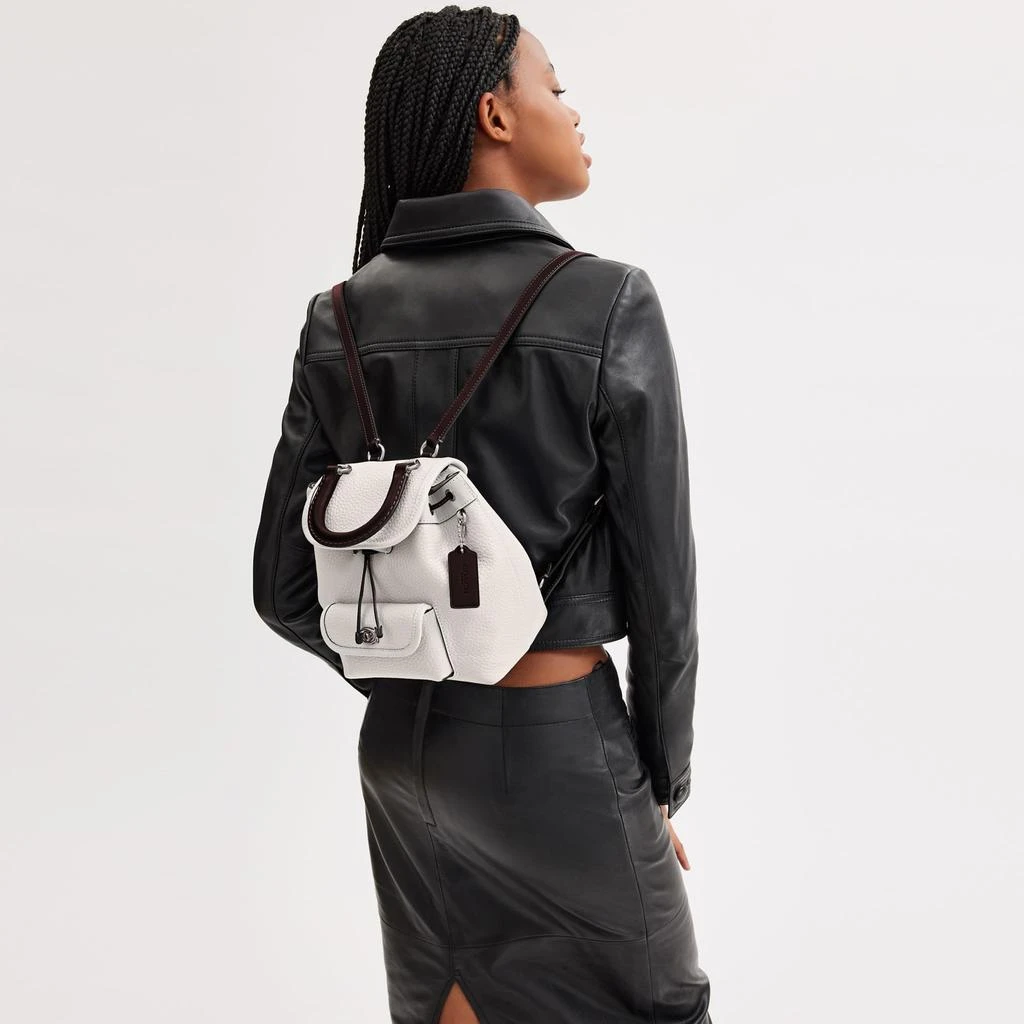 Coach Color-Block Leather Riya Backpack 21 6