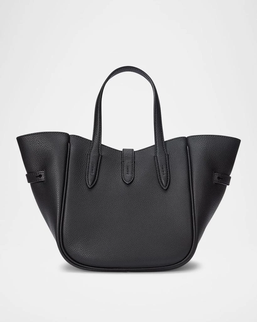 Ralph Lauren Small Grain Leather Tote Bag 5