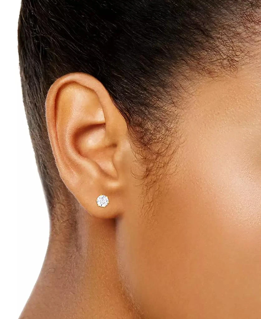 And Now This 2-Pc. Cubic Zirconia 18k Gold-Plated Hoop and Stud Earrings Set, Macy
s Exclusive 8