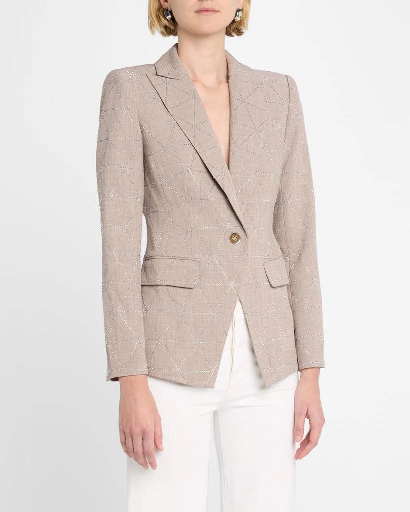 Ramy Brook Kensington Embellished Single-Breasted Blazer 4