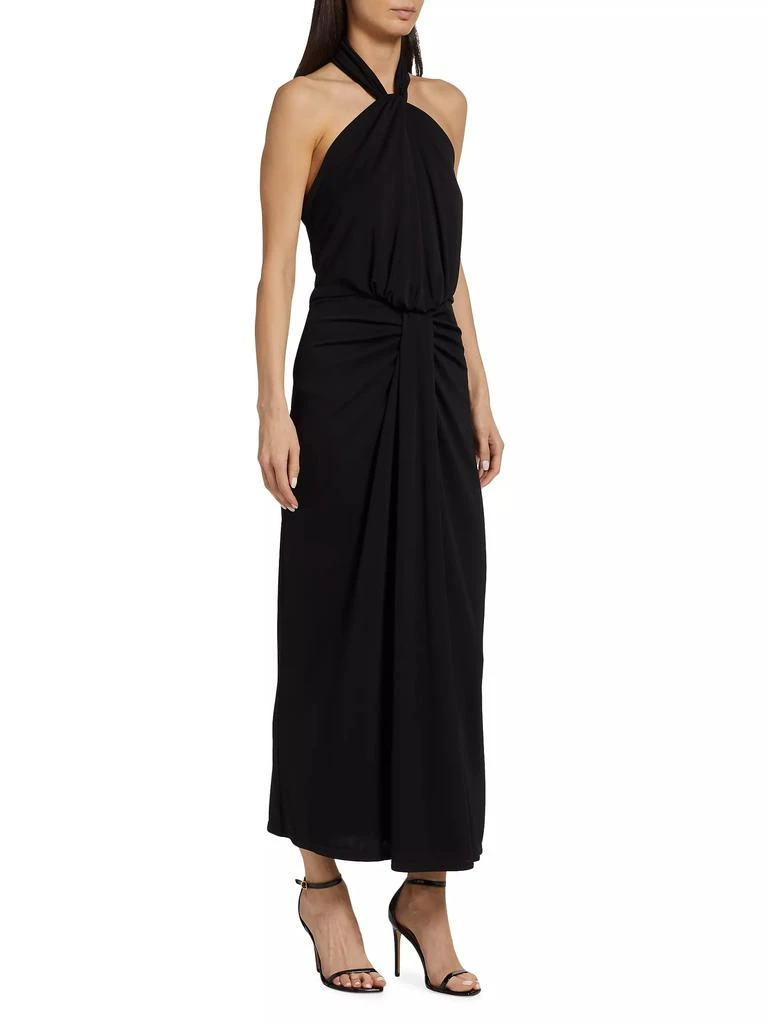 Cinq à Sept Kaily Draped Halter Maxi Dress 4